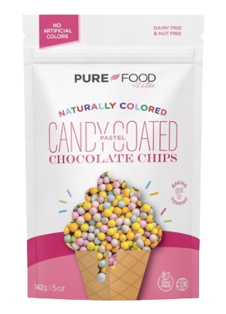 Pure Food by Estee - Pastel Candy Coated Mini Chips, 142 g
