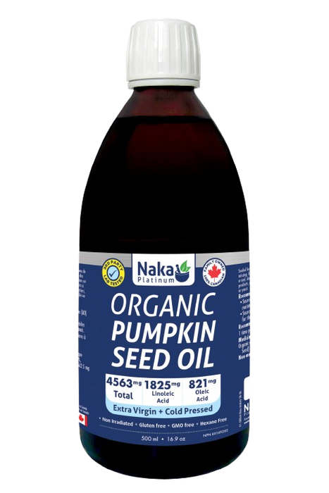 Naka Platinum - Organic Pumpkin Seed Oil, 500 mL