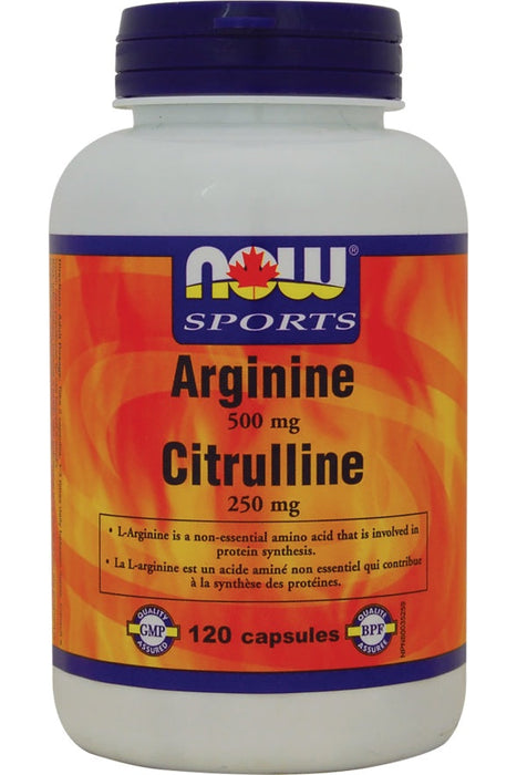 NOW Arginine & Citrulline 120 caps