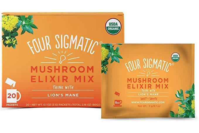 Four Sigma Foods - Lion's Mane Mushroom Elixir, 3g
