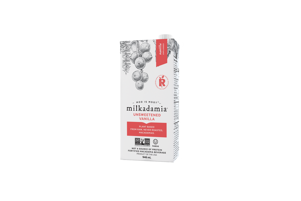 Milkadamia - Nut Milk, Unsweetened Vanilla, 946ml