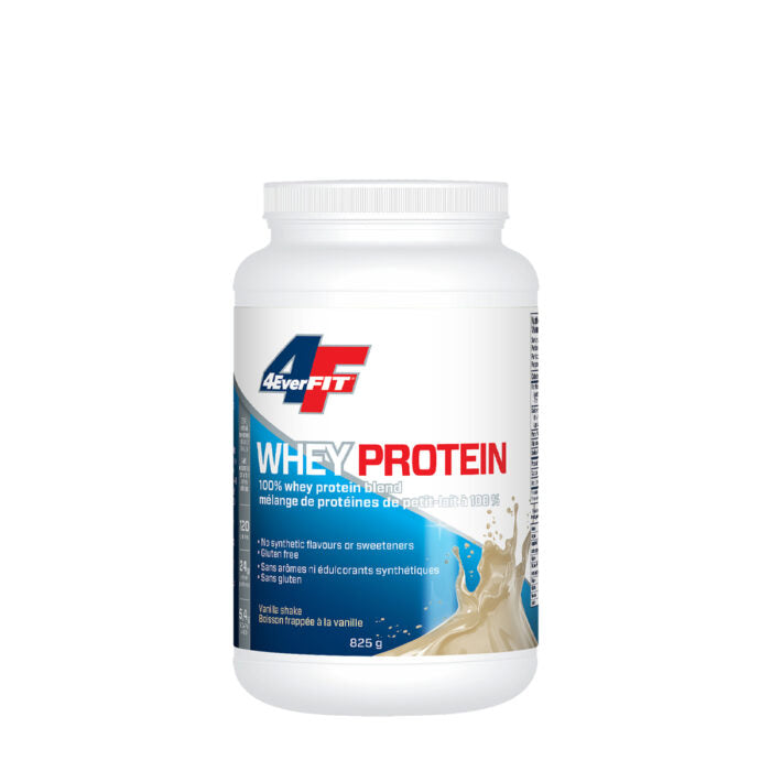 4EverFit - 100% Natural Whey Protein Vanilla Shake, 825 g