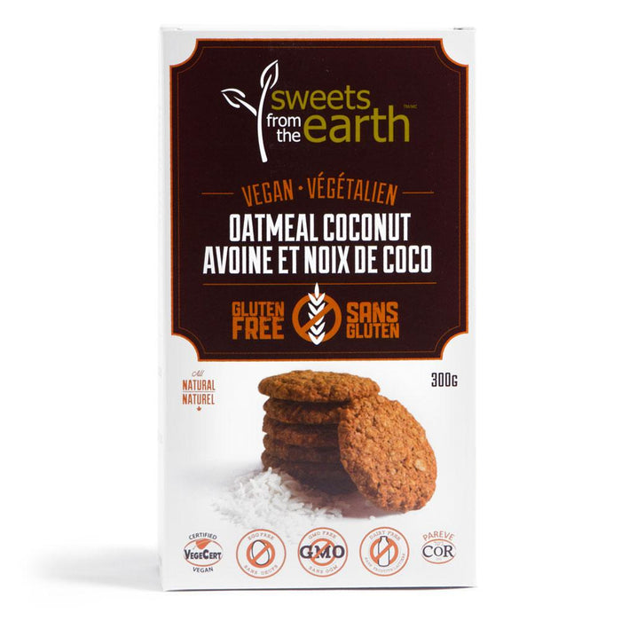 Sweets From The Earth - Oatmeal Coconut Cookie Box, 300 g
