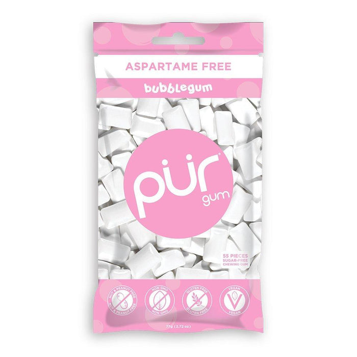 Pur Gum -Bubble Gum Bag, 80 g
