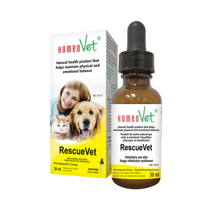 HomeoVet Homeopathic Drops - RescueVet, 30 mL