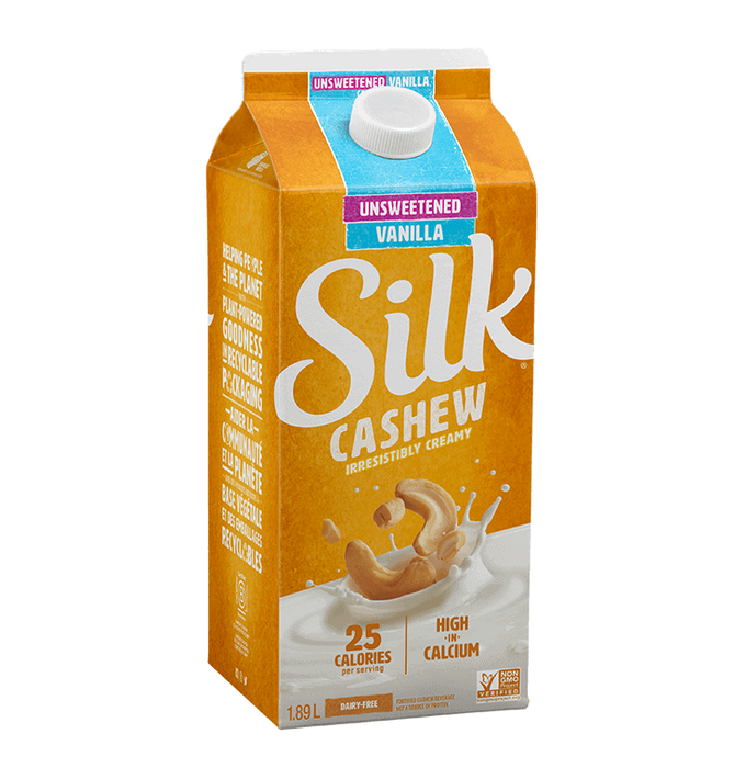 Silk - Unsweetened Vanilla Cashew Beverage, 1.89 L