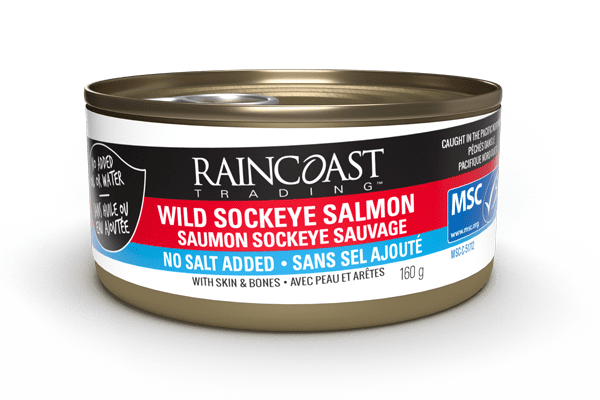 Raincoast Trading - Wild Sockeye Salmon - No Salt, 160 g