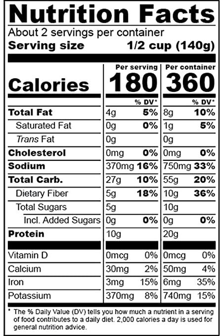 Fillo's - Peruvian Lentil Beans, 284 g