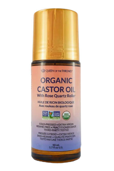 Queen of Thrones - Rose Castor Oil Roll-on, 50 mL