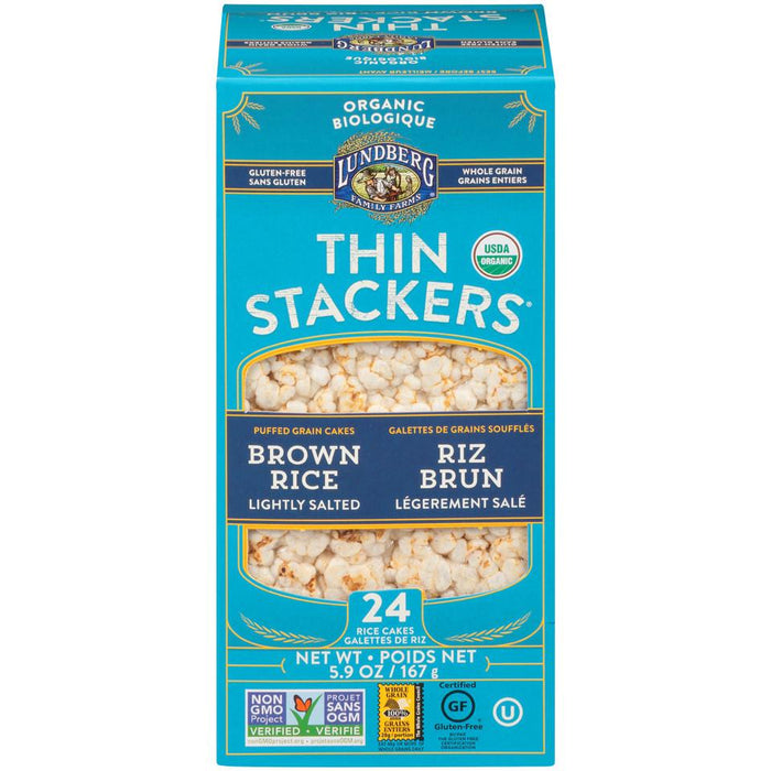 Lundberg Family Farms - Thinstackers - Lightly Salted - 167 g