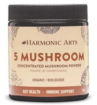 Harmonic Arts - Concentrated Powder, 5 Mushroom, 45g