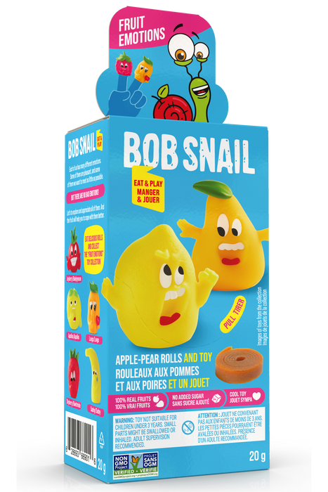 Bob Snail - Rolls & Toy - Apple-Pear, 20 g