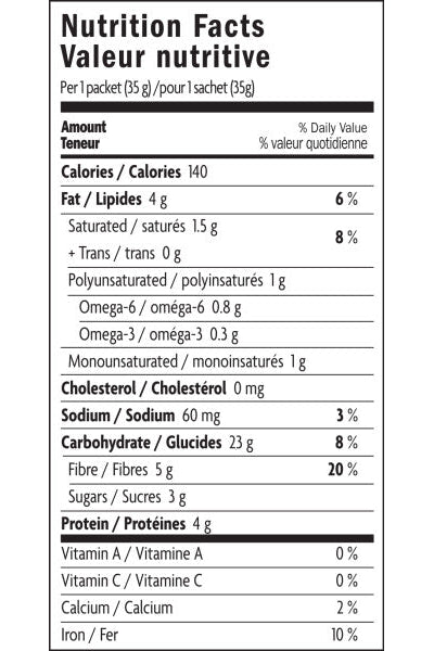 Nature's Path - Oatmeal, Cacao, 6x35g
