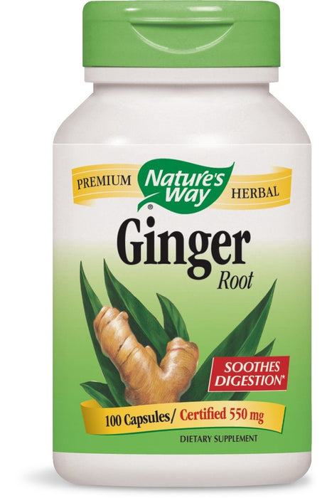 Nature's Way - Ginger Root - 180 Cap