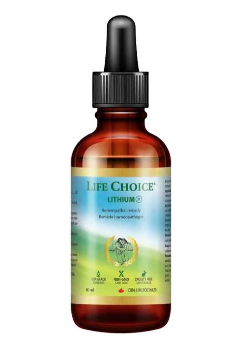 Life Choice Ltd. - Lithium Homeopathic, 60 mL