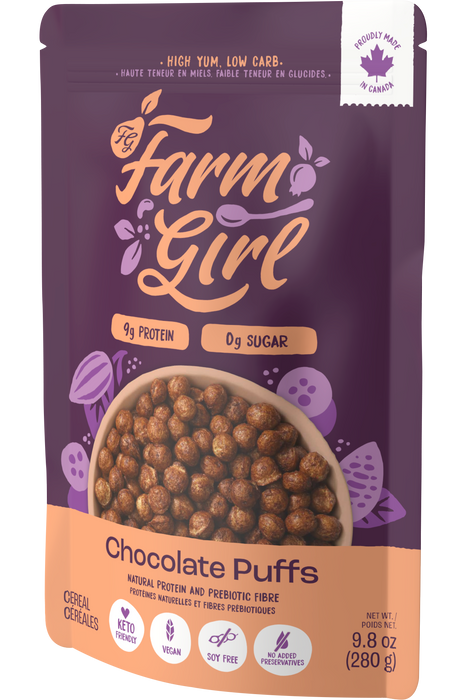 Farm Girl - Chocolate Puffs, 280 g