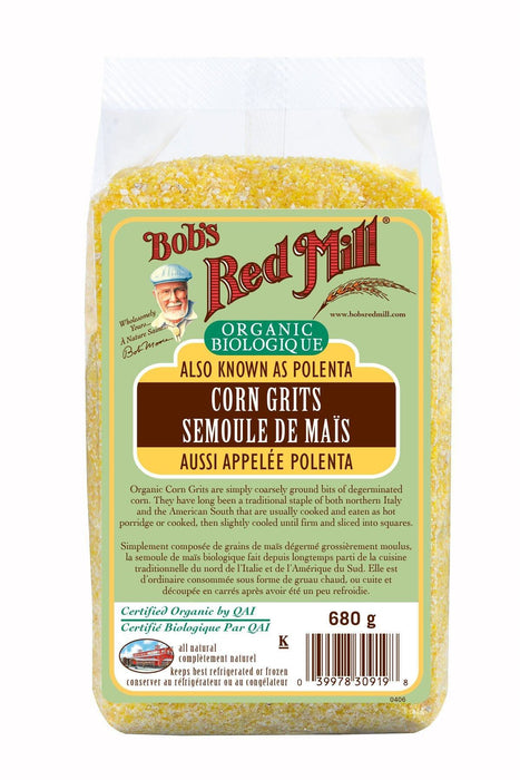 Bob's Red Mill - Organic Corn Grits (Polenta), 680 g