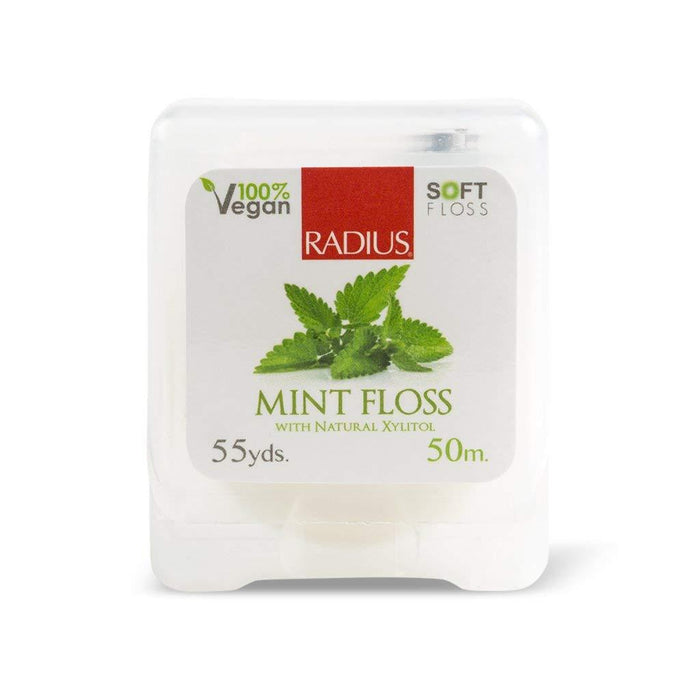 RADIUS Vegan Xylitol Mint Floss - 55 yards