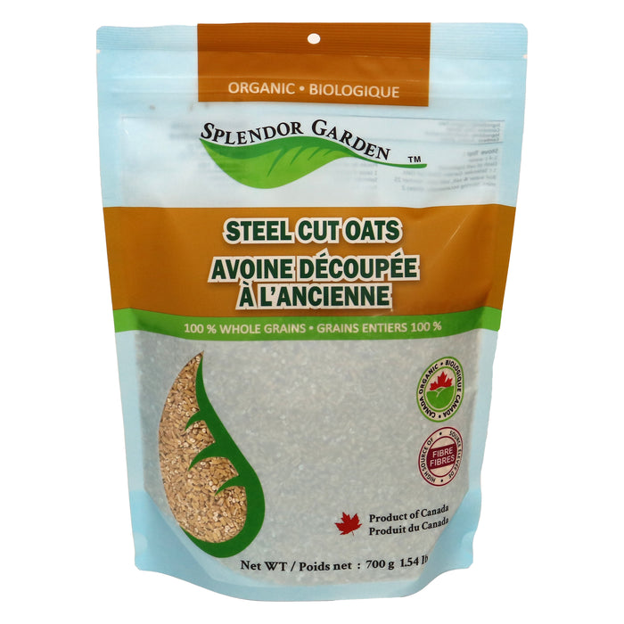 Splendor Garden - Organic Steel Cut Oats, 700 g