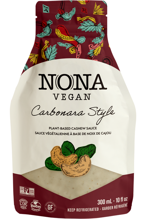 Nona Vegan Foods - Carbonara Vegan Sauce, 300 mL