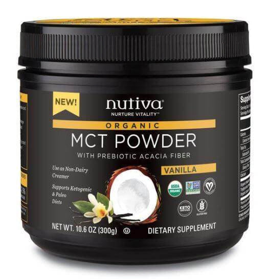 Nutiva - Vanilla MCT Powder, 300 g