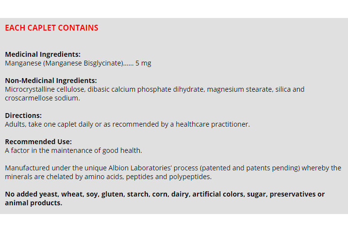 Trophic - Manganese (Chelazome), 90 Caps