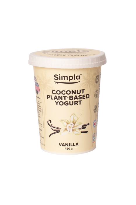 Simpla - Coconut Yogurt - Vanilla, 450 g