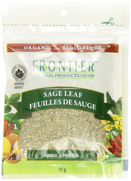 Frontier Co-Op - Organic Rubbed Sage Leaf, 11 g