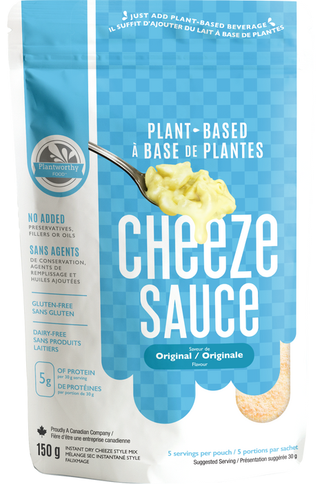 Plantworthy - Plant-Based Cheeze Sauce, Original Cheeze, 150 g