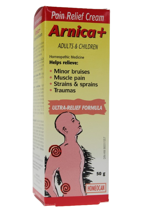 Homeocan - Arnica + Pain Relief Cream, 50 g