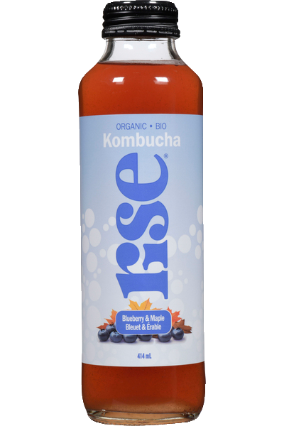 Rise Kombucha - Blueberry & Maple, 414 mL