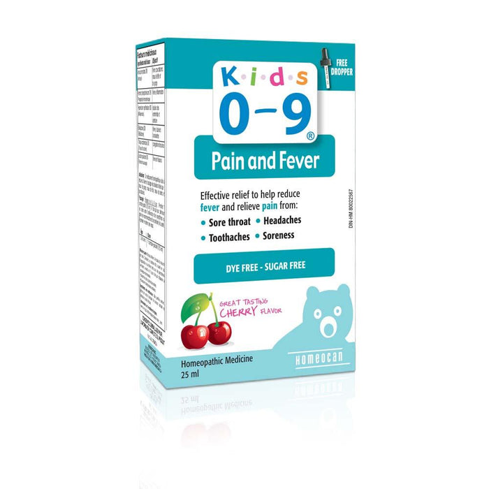 Homeocan - Kids 0-9 Pain & Fever, 25ml