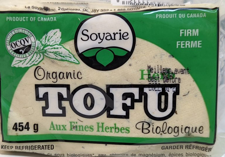 Soyarie - Organic Herb Tofu, 454 g