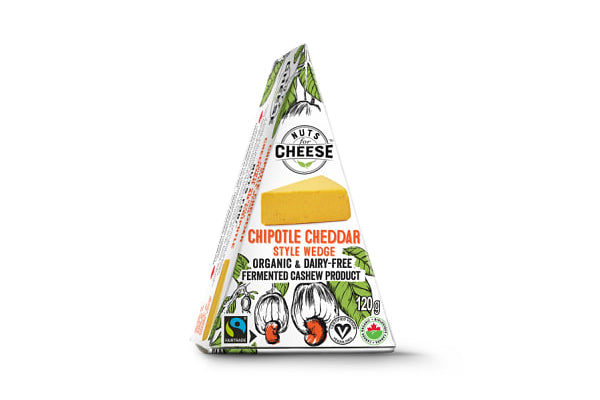 Nuts for Cheese - Chipotle "Cheddar" Flavoured Wedge, 120 g