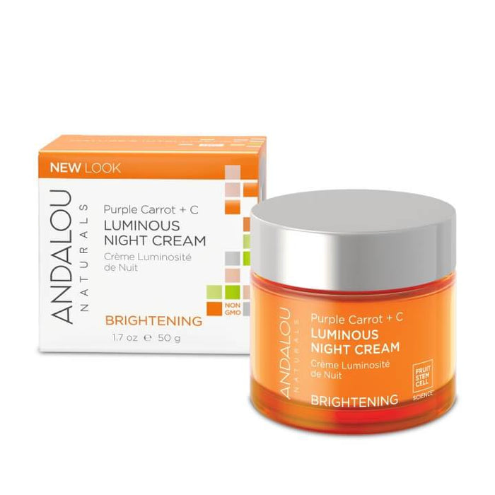 Andalou Naturals - Purple Carrot + C Luminous Night Cream, 50ml