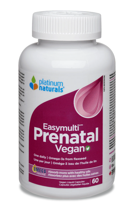 Platinum Naturals - Prenatal Easymulti Vegan, 60 SG