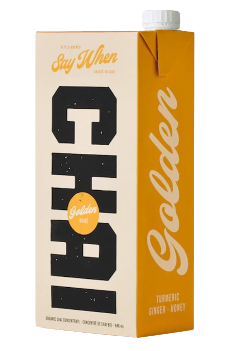 Say When Beverages - Golden Chai Latte, 946 mL