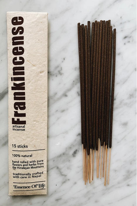 Essence of Life Organics - Frankincense Stick Incense, 15 Count