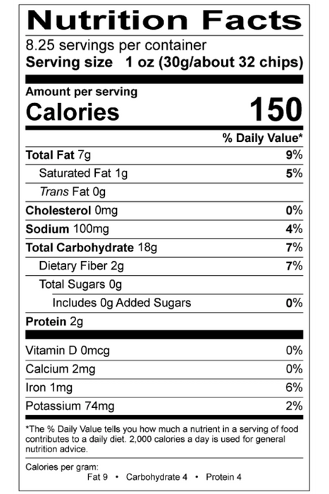 RW Garcia - Organic Corn Chips, Yellow, 223 g