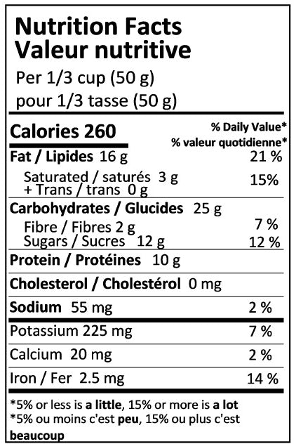 Left Coast Naturals - Cinnamon-Sugar Cashews, 125 g