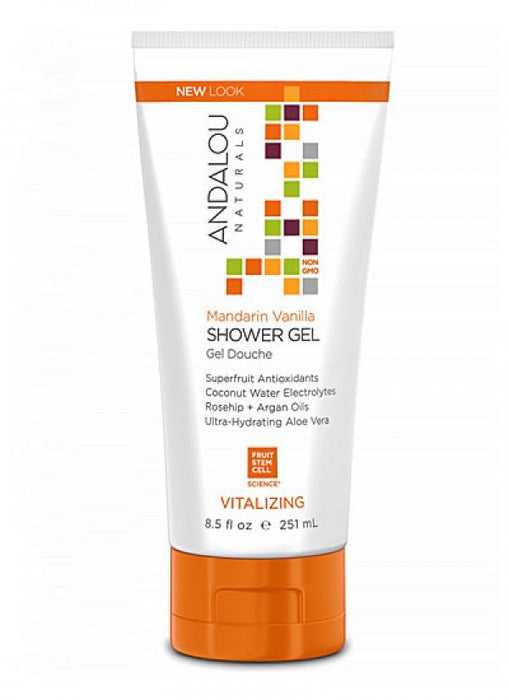Andalou Naturals - Mandarin Vanilla Shower Gel, 250ml