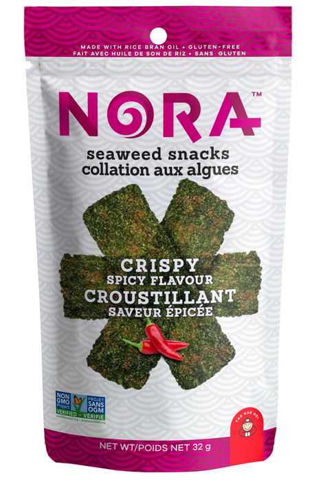 Nora Seaweed - Crispy Seaweed Spicy, 32 g