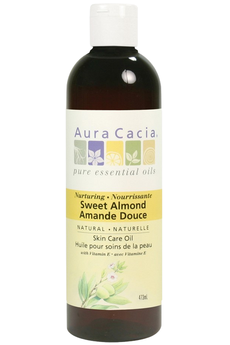 Aura Cacia - Sweet Almond Pure Skin Care Oil, 473 mL