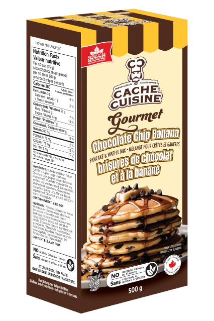 Cache Cuisine - Chocolate Banana Pancake Waffle, 500 g