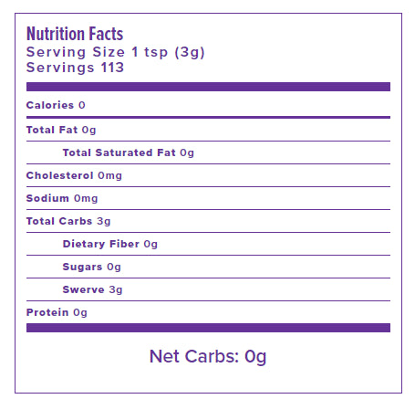 Swerve - Icing Sugar Replacement, 340g - Goodness Me! Swerve - Icing Sugar Replacement, 340g - Goodness Me!