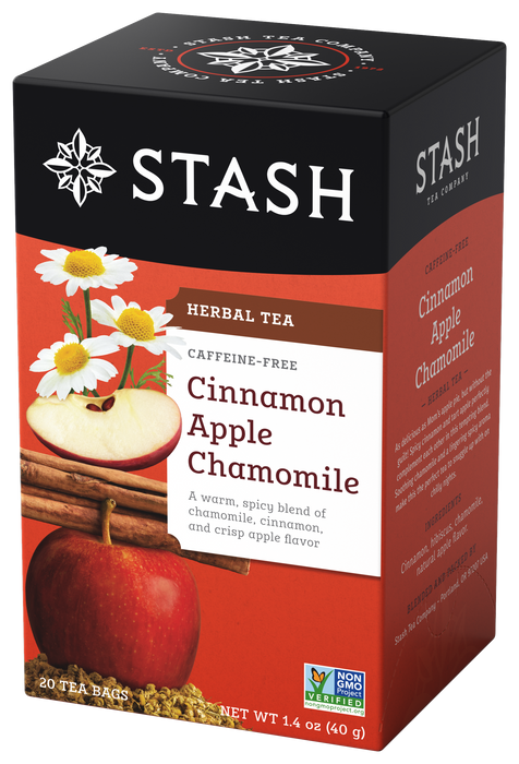 Stash - Cinnamon Apple Chamomile Tea - 20 Count