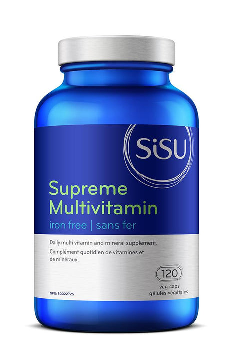 Sisu - Supreme Multivitamin, Iron Free, 120 Caps