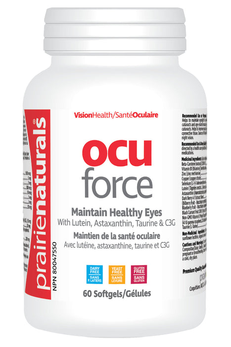 Prairie Naturals - Ocu Force, 60 SG