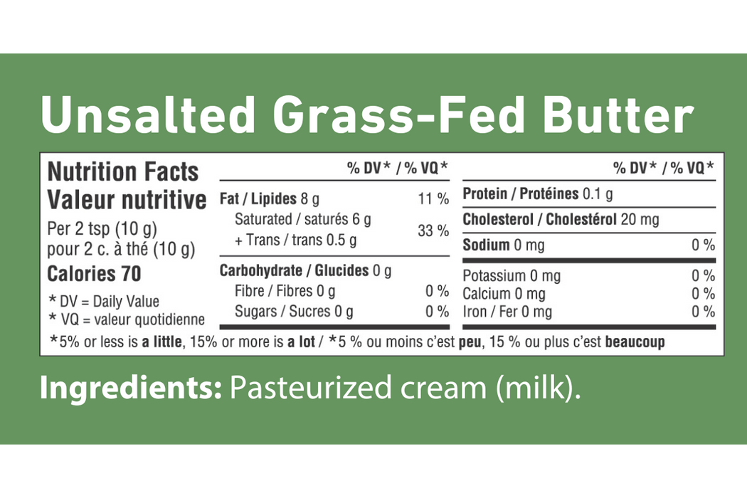 Savor - New Zealand Grass-Fed Butter - Unsalted, 227 g