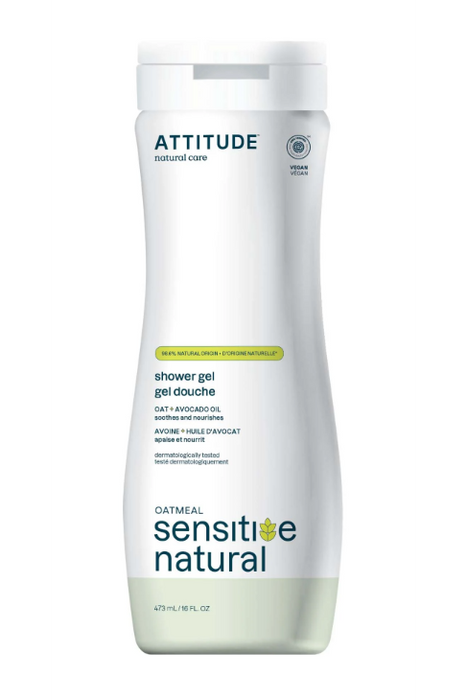 Attitude - Sensitive Body Wash - Avocado, 473 mL